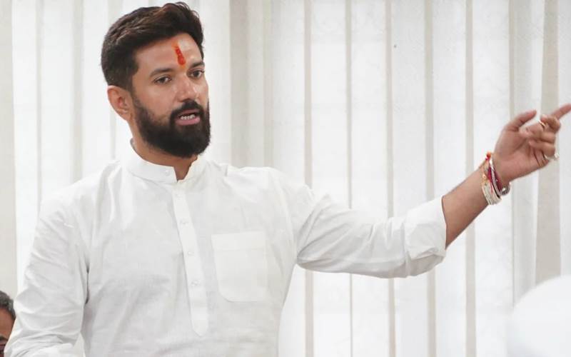 مودی کے روڈ شو میں نتیش کمار کی غیر حاضری پر چراغ پاسوان کا آیا بیان 